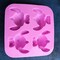 4-Cavity Star Silicone Mold – Food-Grade Flexible Baking Mold for Fondant, Chocolate, Candy, Ice & Resin Crafts – Heat-Resistant Star-Shaped Cake Topper Decorator